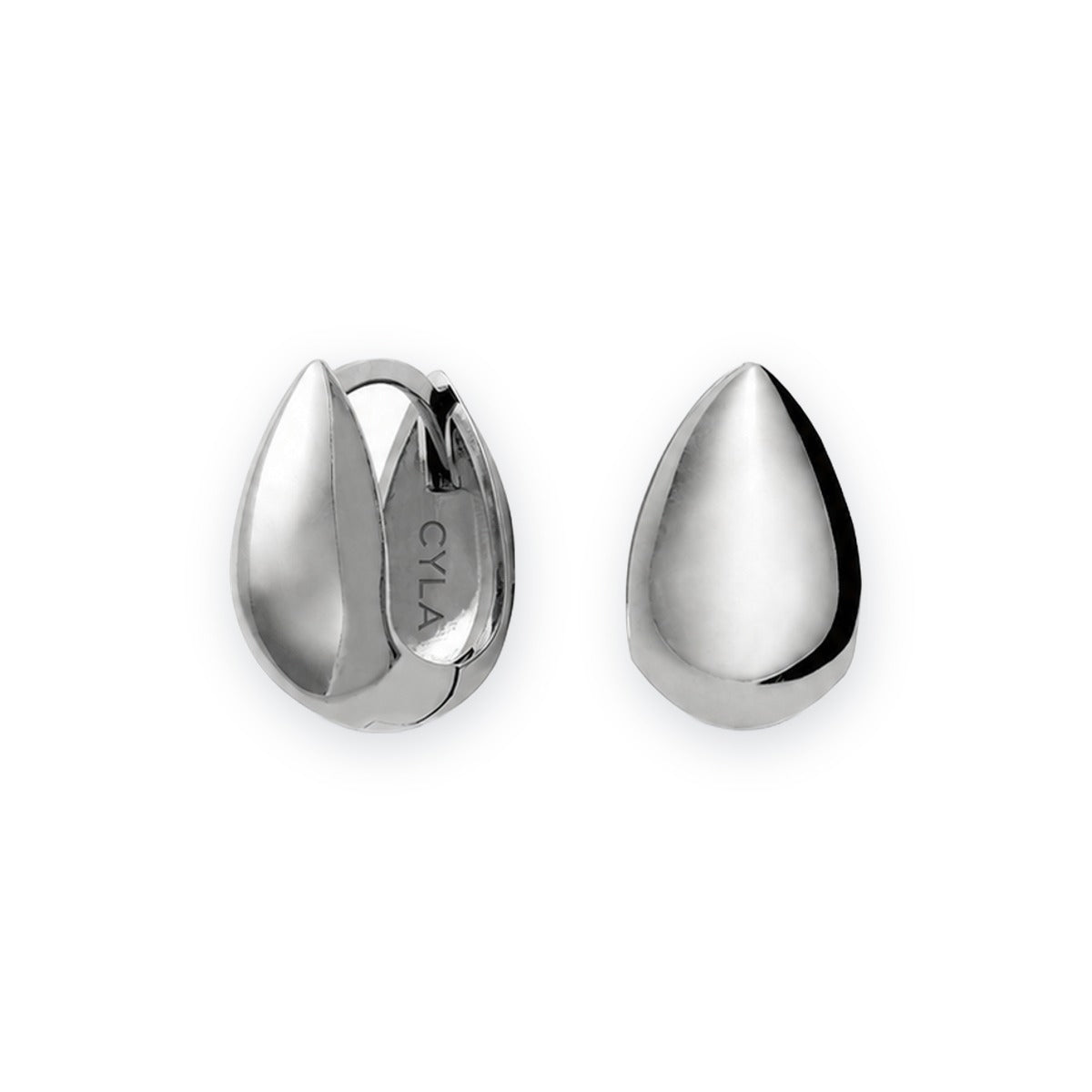Bold Mini Drop Hoop Earrings