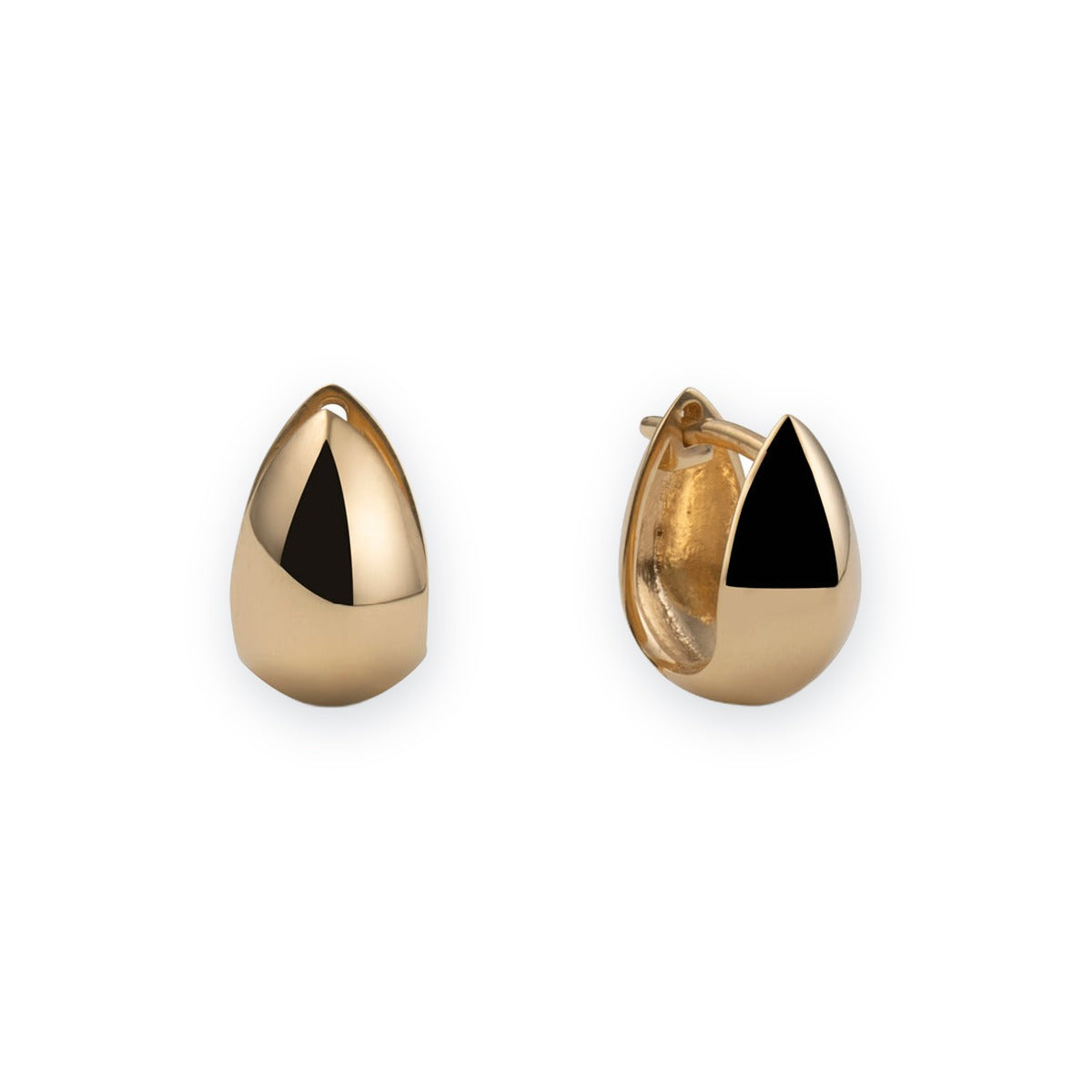 Bold Mini Drop Hoop Earrings