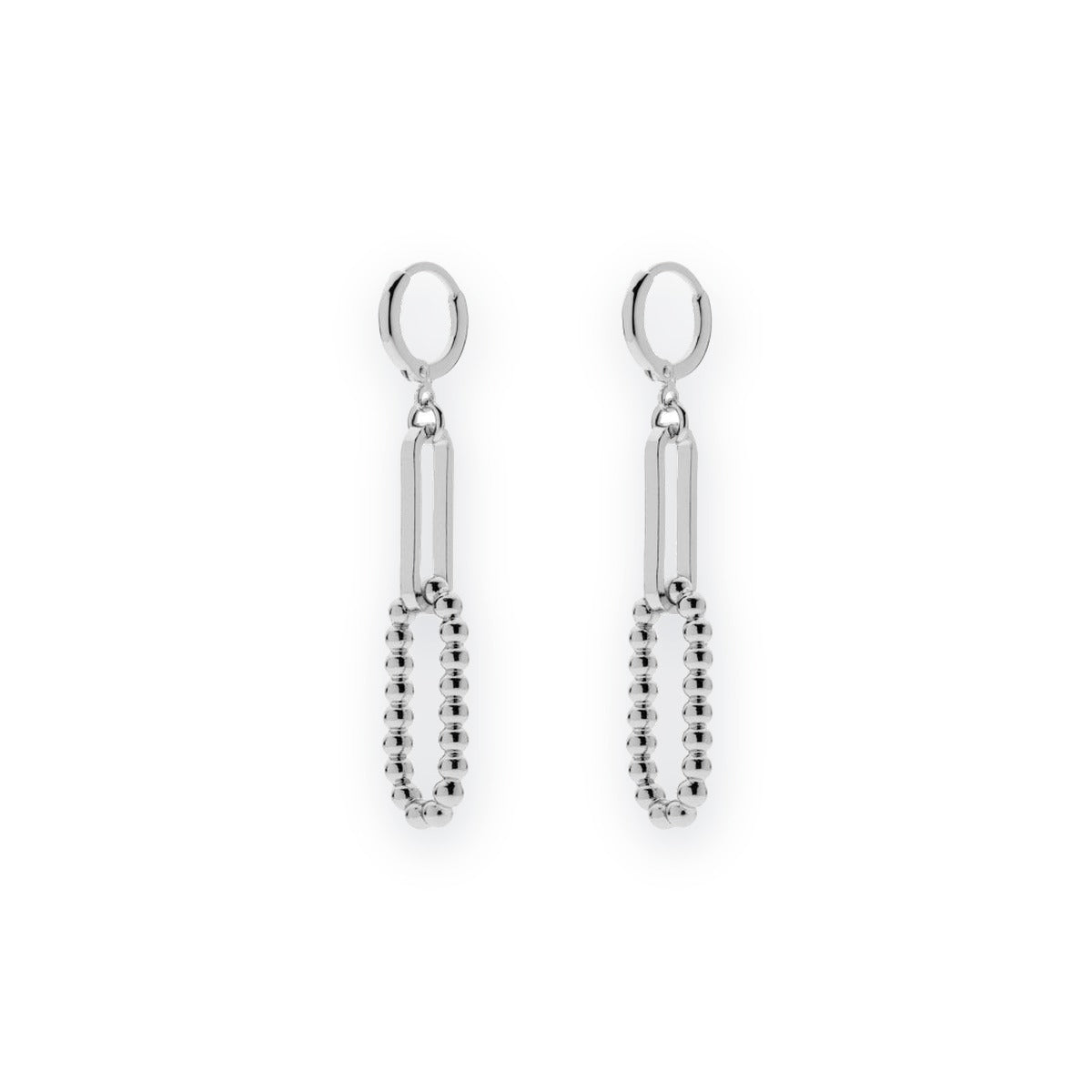 Bolle Bead & Paper Clip Drop Earrings