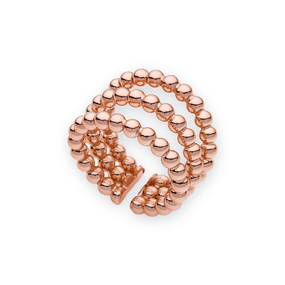 Bolle Triple Bead Open Ring