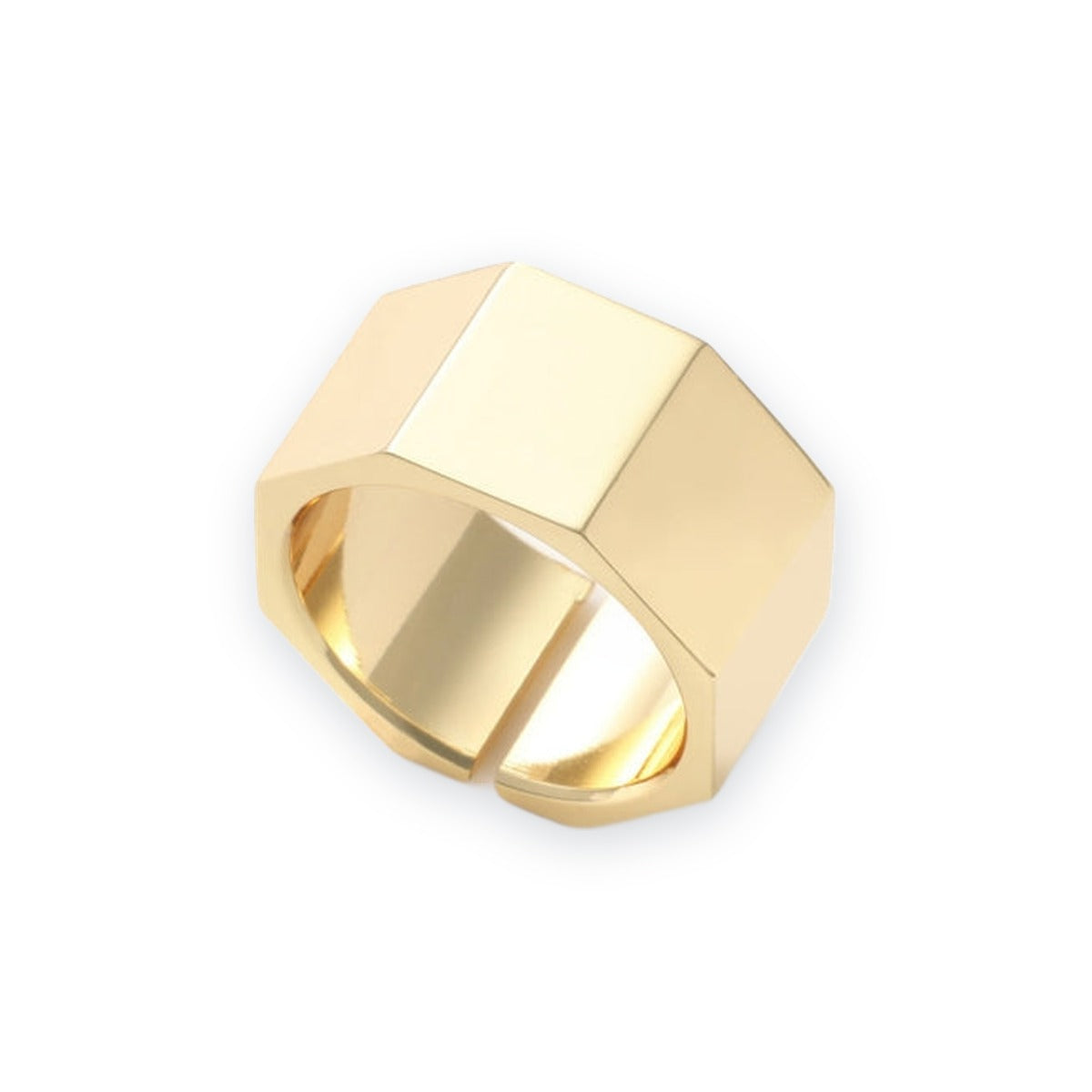 Classica Faceted Band Ring