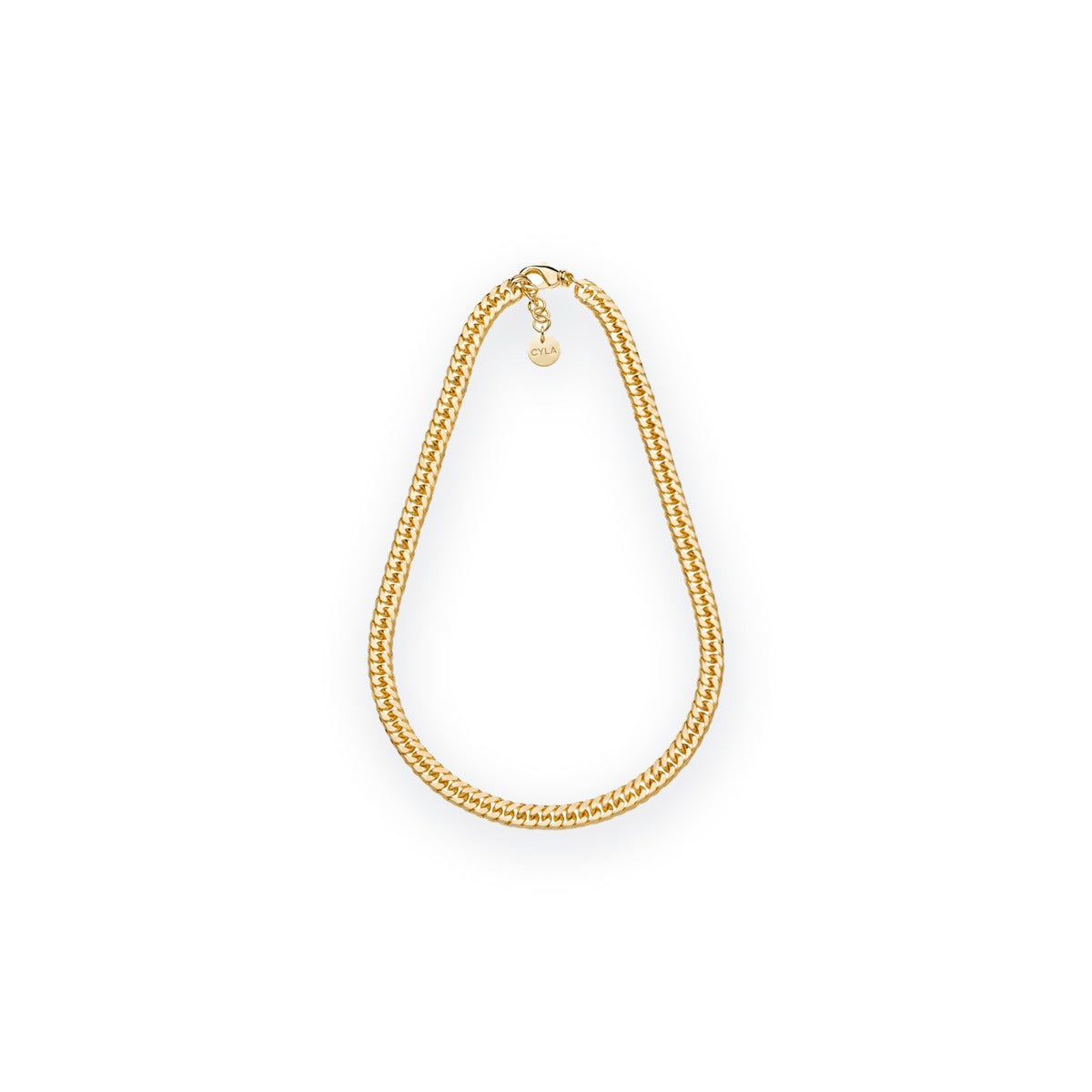 Classica Double Curb Chain Necklace