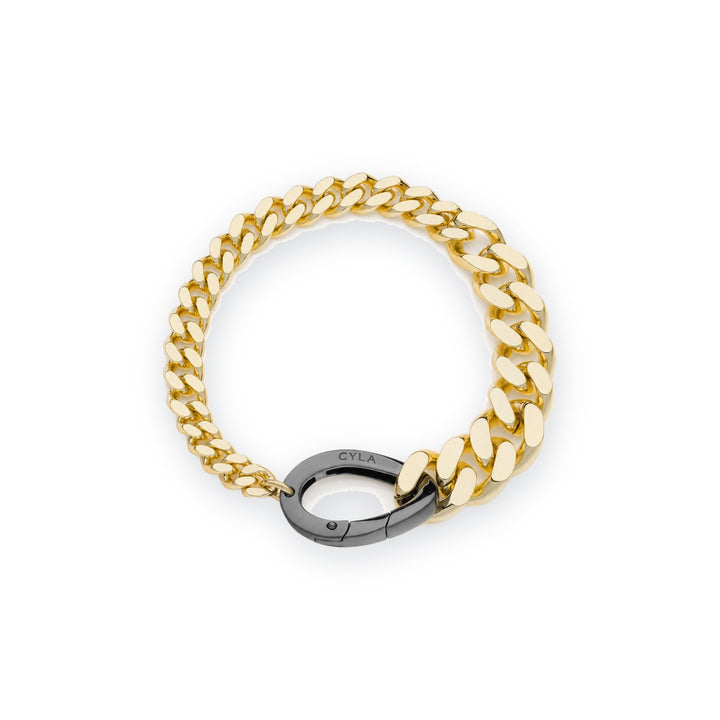 Classica Gourmette Bracelet with Gunmetal Clasp