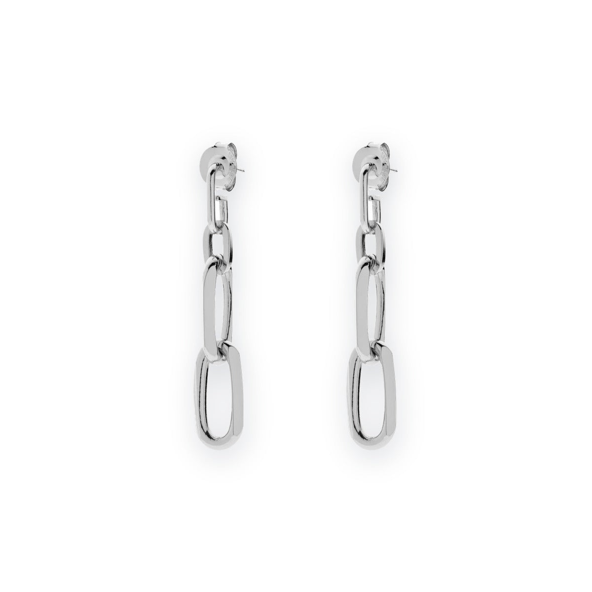 Classica Paper Clip Drop Earrings