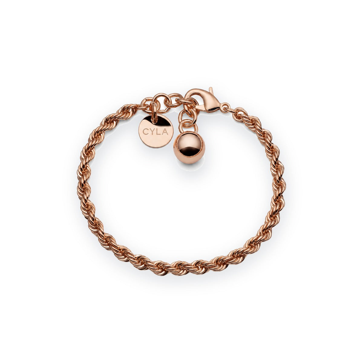 Classica Rope Chain Bracelet with Ball Charm