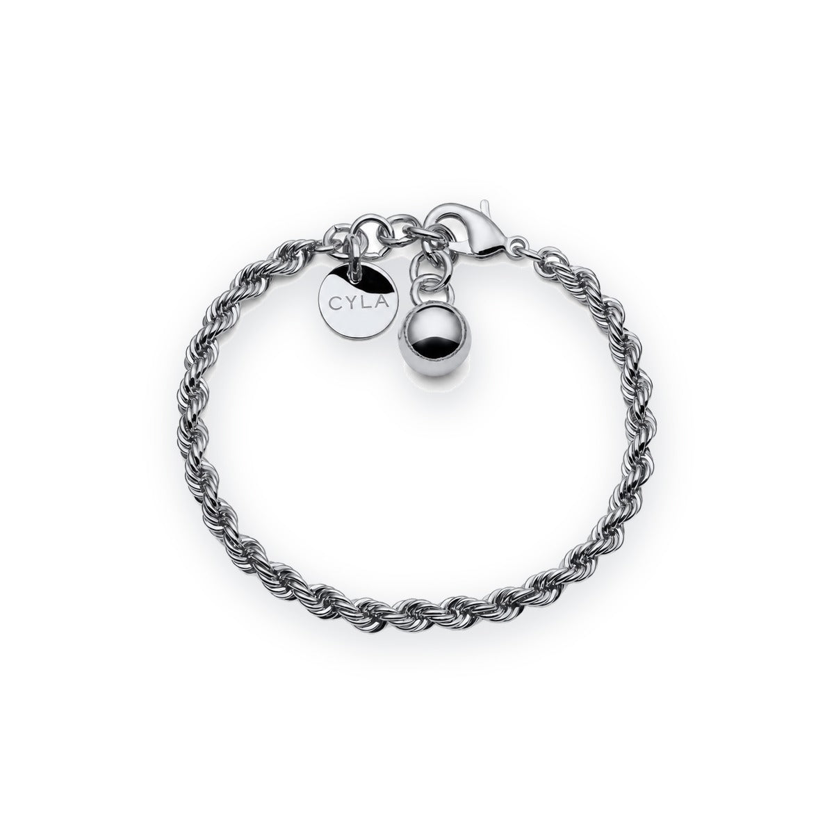 Classica Rope Chain Bracelet with Ball Charm
