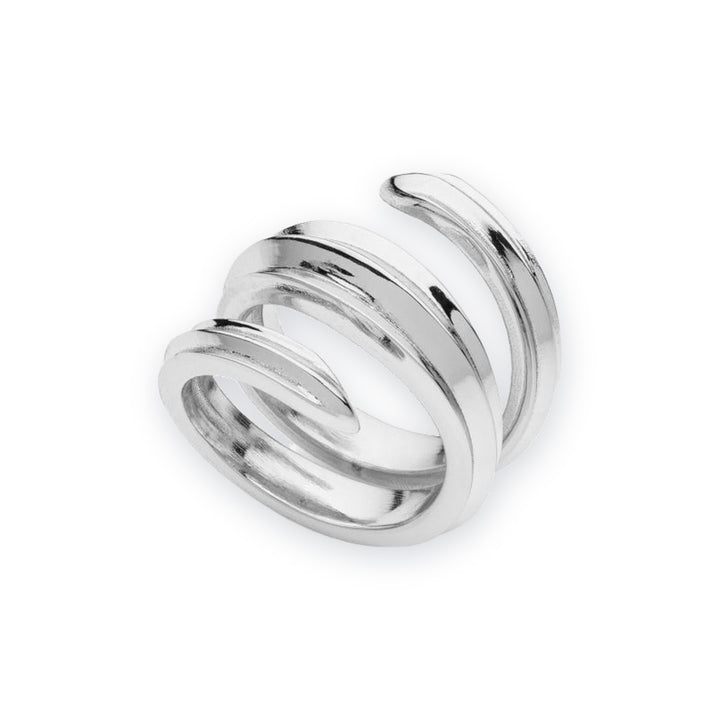 Classica Grooved Maxi Spiral Ring