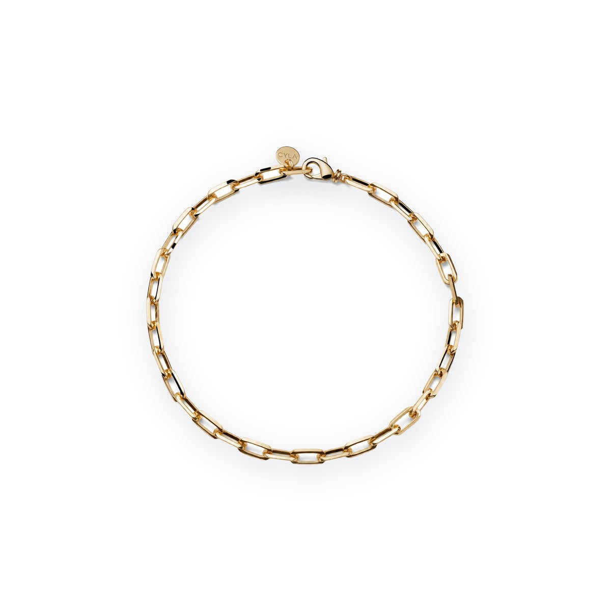 Classica Square Wire Chain Necklace