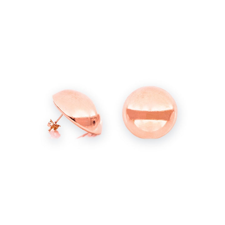 Classica Statement Button Earrings