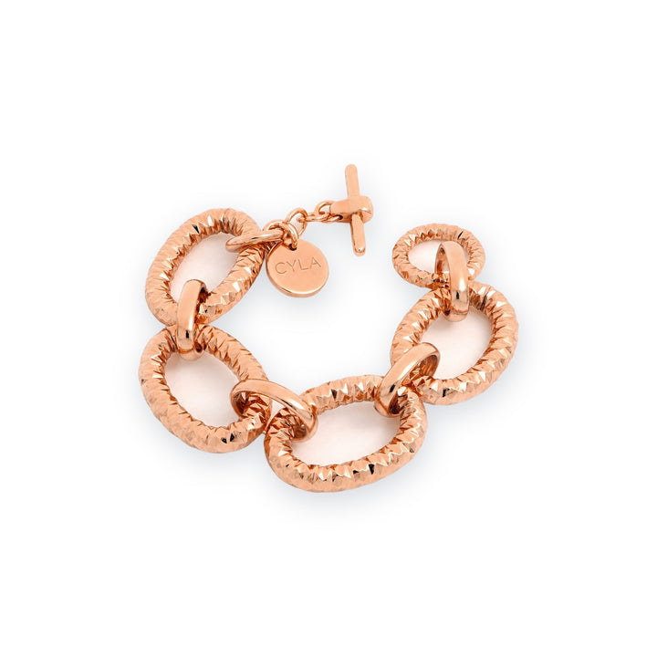 Classica Textured Link Bracelet