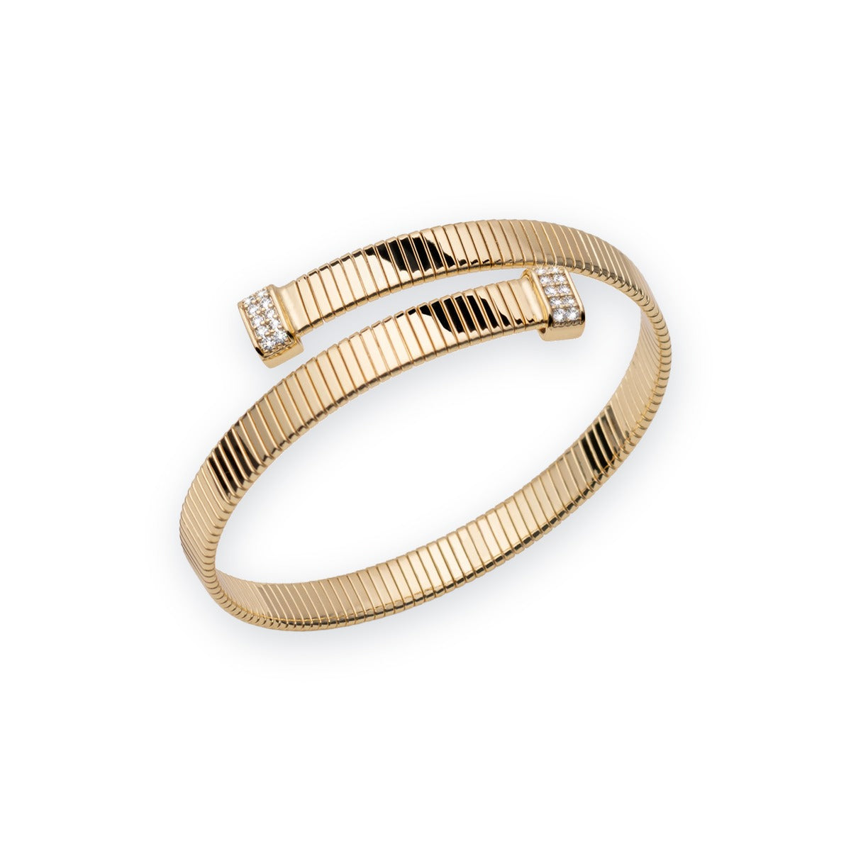 Classica Tubogas Crystal Contrarié Bangle