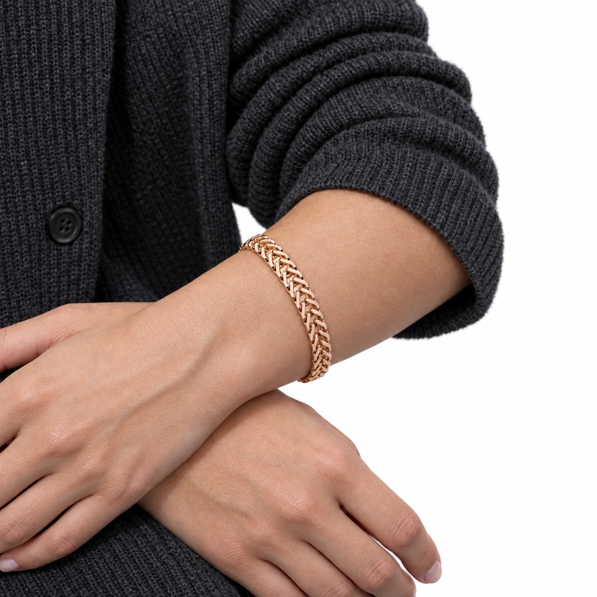 Legami Foxtail Chain Bracelet on model