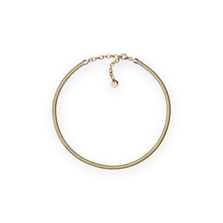 Luce Cashmere Flat Chain Necklace