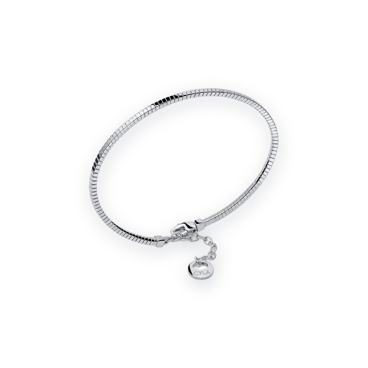 Luce Ribbed Bangle Bracelet