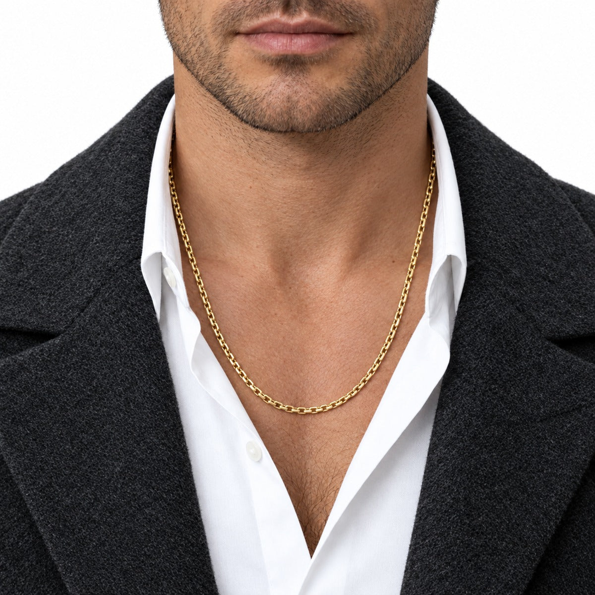 Men's Anchor Chain on model