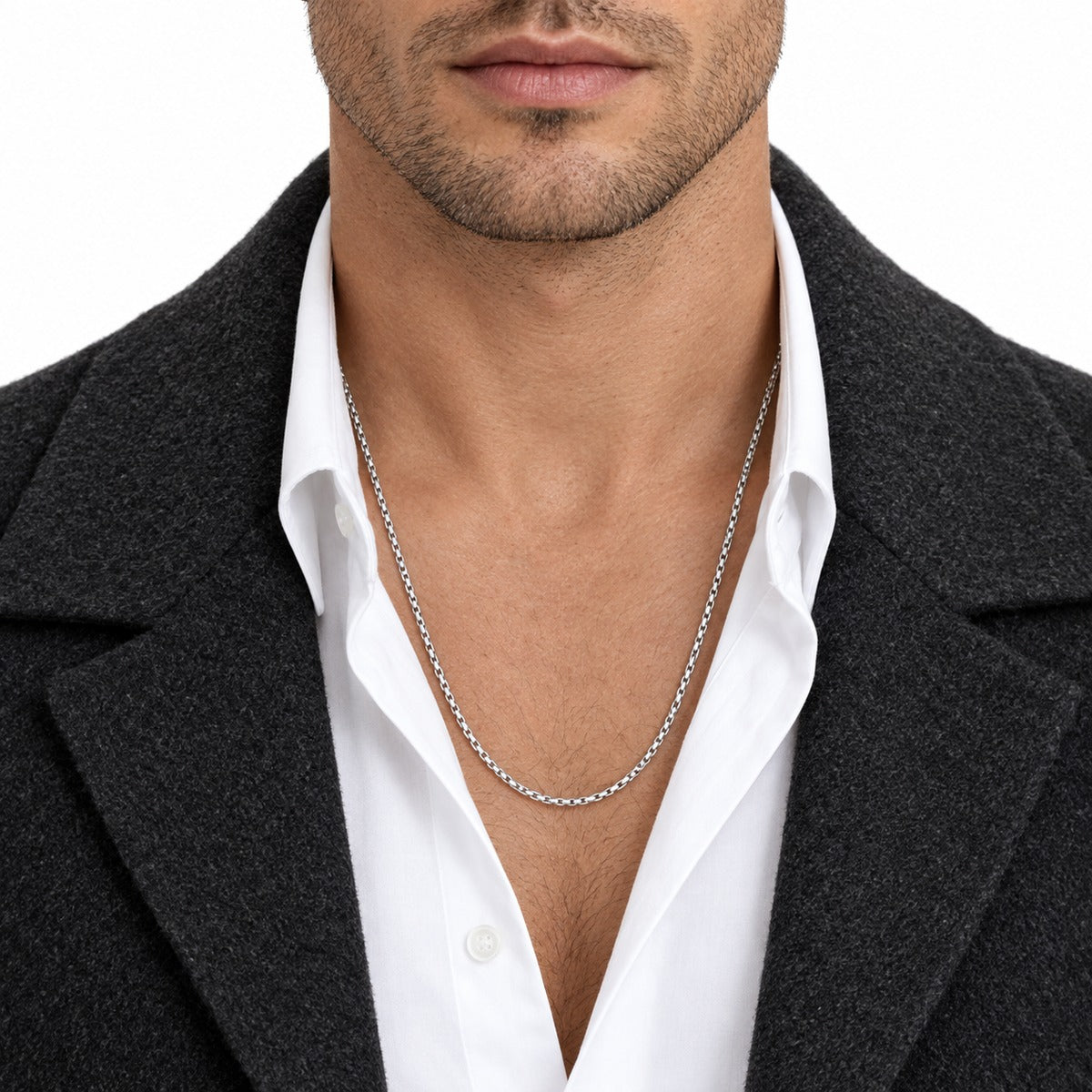 Men's Anchor Chain on model