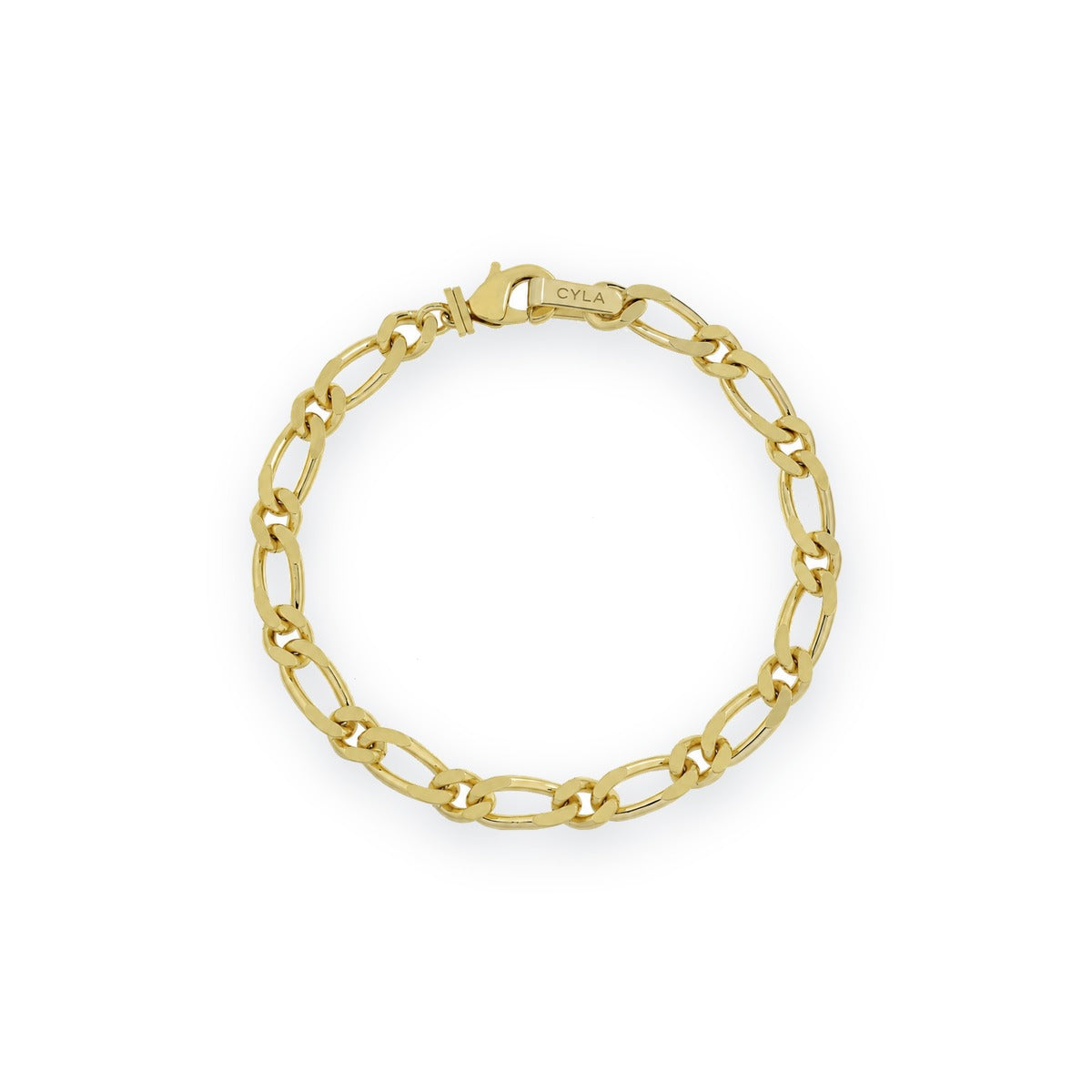 Men's Curb & Figaro Bracelet