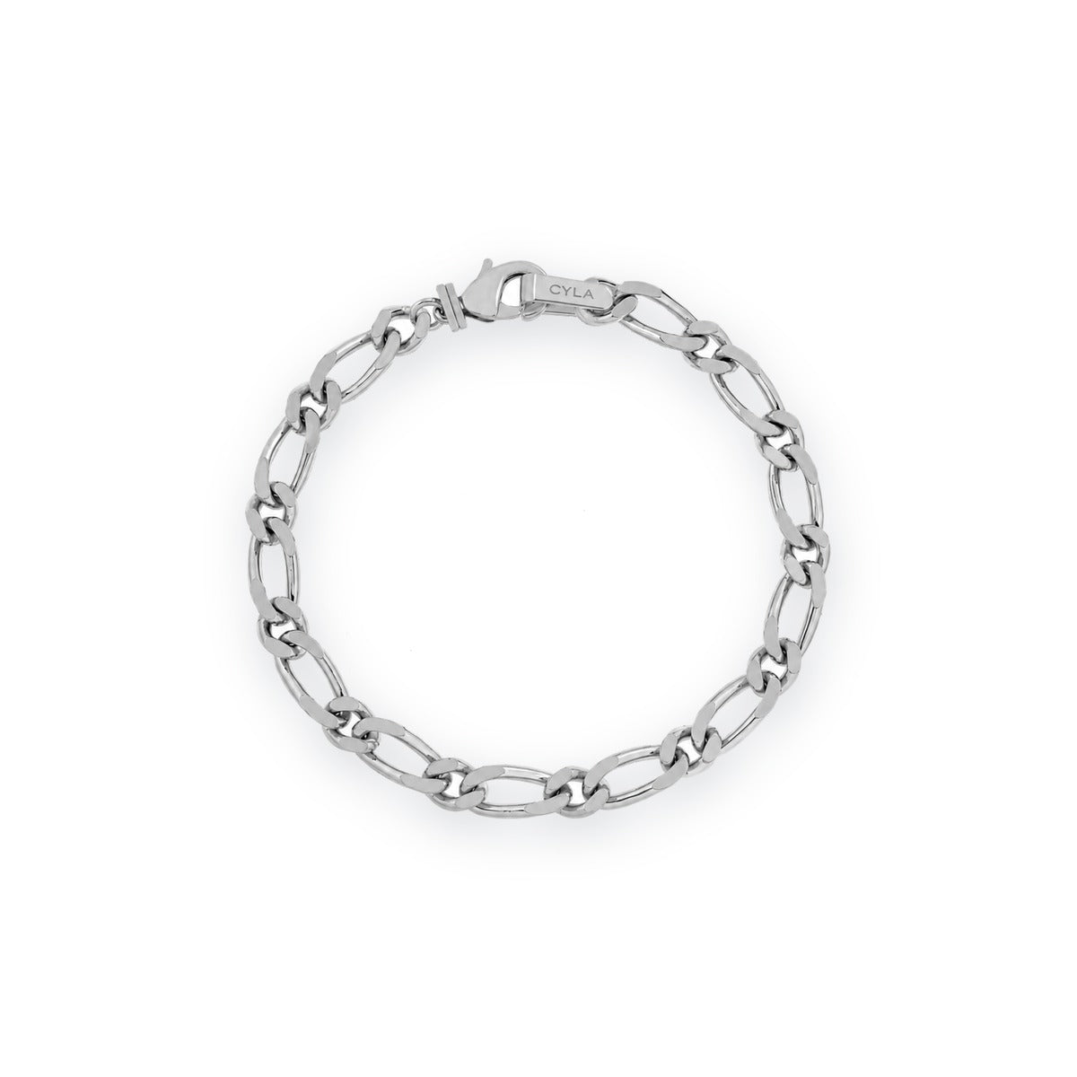 Men's Curb & Figaro Bracelet