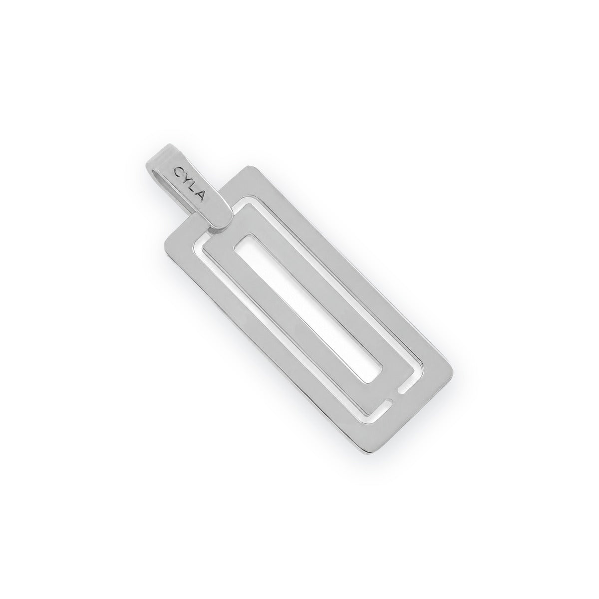 Men's Open Rectangle Pendant