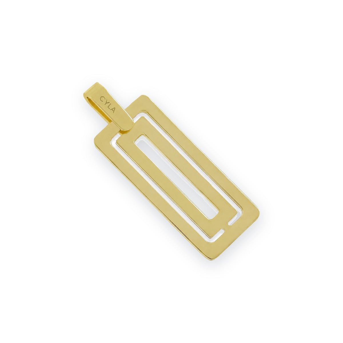 Men's Open Rectangle Pendant