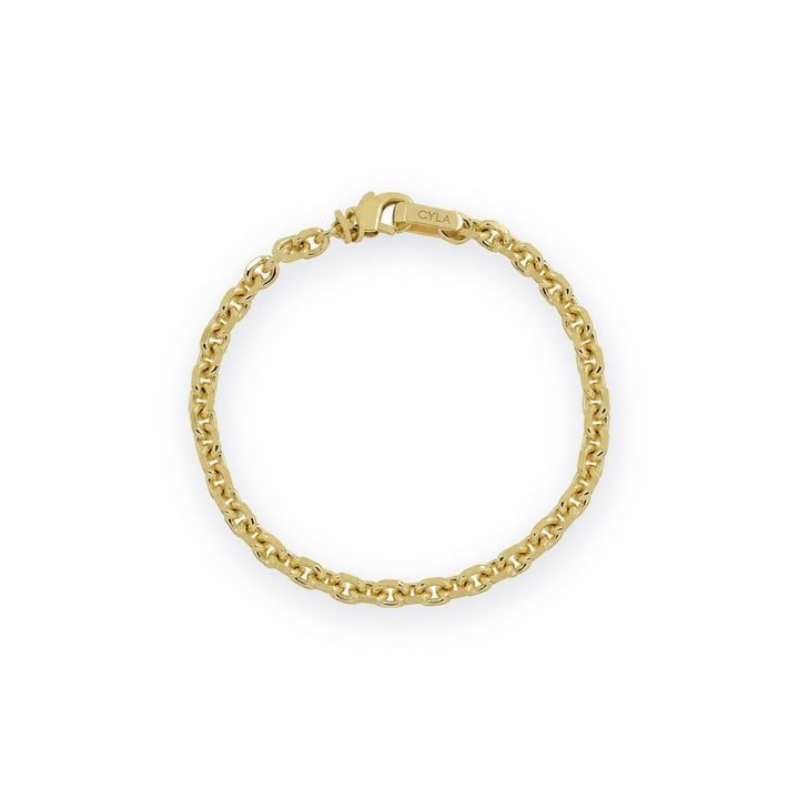Men's Oval Link Bracelet