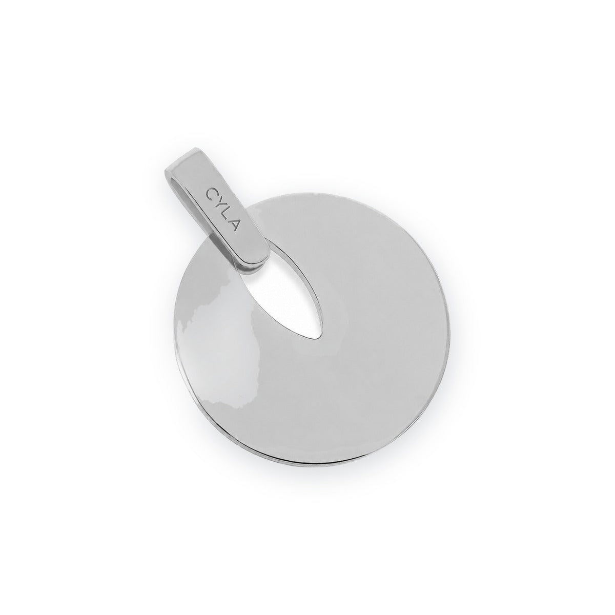 Men's Round Disc Pendant