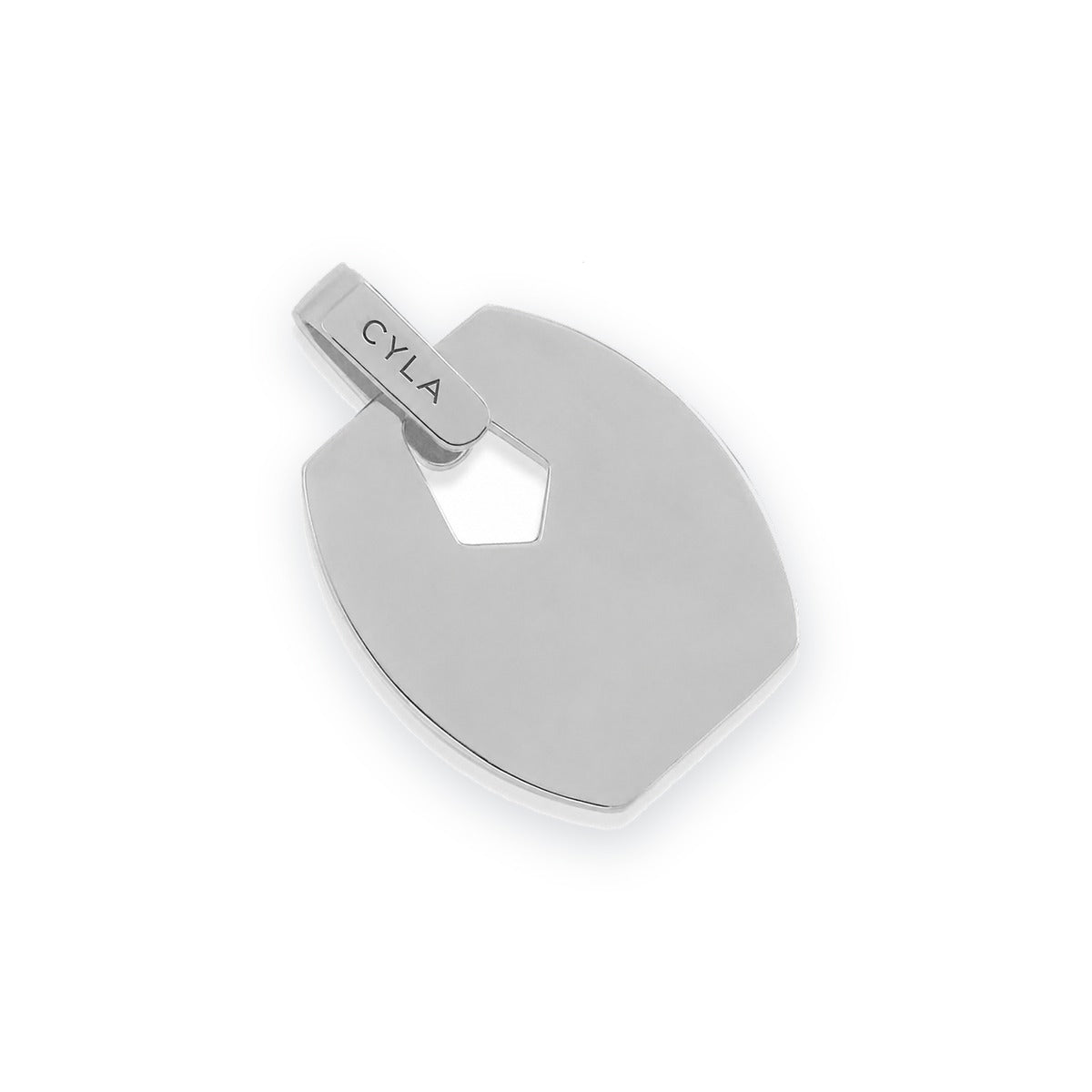 Men's Shield Cut-Out Pendant